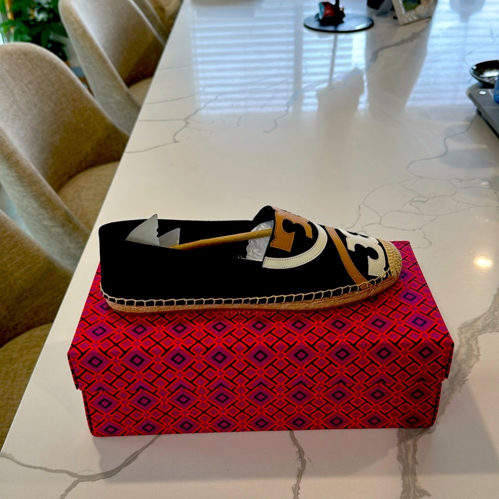 Poppy Espadrille-Canvas/Calf Leather
